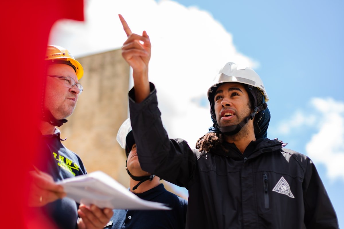 Filosha engineers inspecting an industrial plant